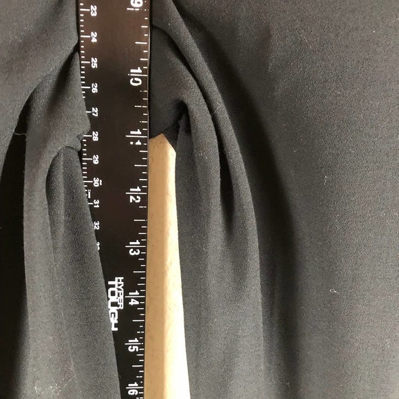 Banana Republic Pants Black Ryan Fit Contrast Side Stripe Trouser Size 14 - Picture 11 of 16